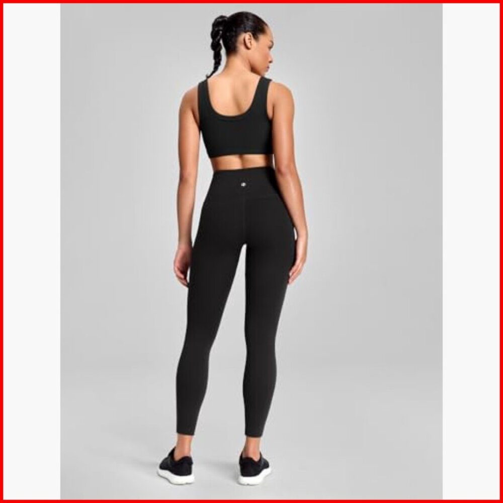 Medium Support Compression Workout Leggings 25" I… - image 3